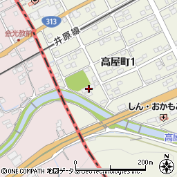 岡山県井原市高屋町1丁目17-9周辺の地図