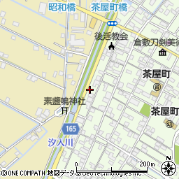 岡山県倉敷市茶屋町16周辺の地図