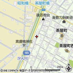 岡山県倉敷市茶屋町46周辺の地図