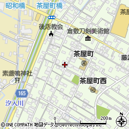 岡山県倉敷市茶屋町163-6周辺の地図