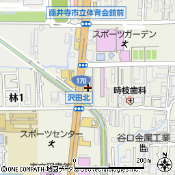 大阪トヨペット藤井寺店周辺の地図