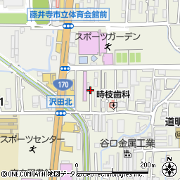有料老人ホーム ケアホーム藤井寺周辺の地図