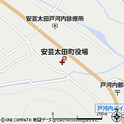 安芸太田町商工会　戸河内筒賀支所周辺の地図