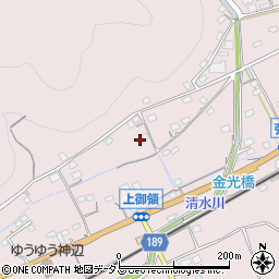 広島県福山市神辺町上御領1414周辺の地図
