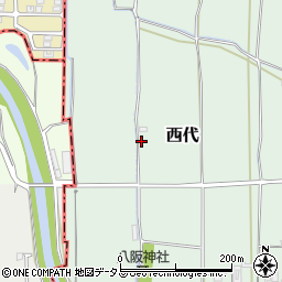奈良県磯城郡田原本町西代110周辺の地図