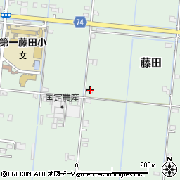 岡山県岡山市南区藤田347周辺の地図