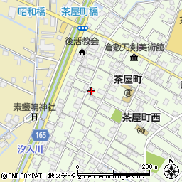岡山県倉敷市茶屋町163-1周辺の地図