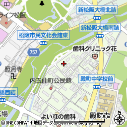 三重県松阪市内五曲町37周辺の地図