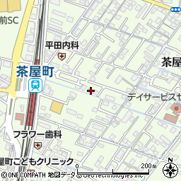 岡山県倉敷市茶屋町439周辺の地図