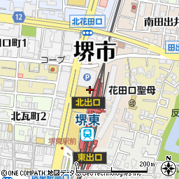 １００円ショップセリア　堺高島屋店周辺の地図