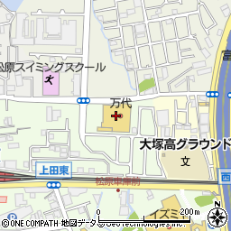 ｍａｎｄａｉ松原上田店周辺の地図