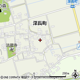 三重県松阪市深長町周辺の地図