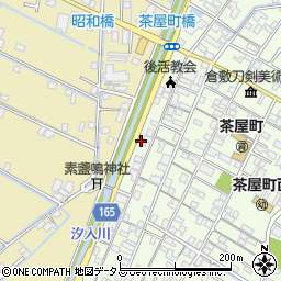 岡山県倉敷市茶屋町16-3周辺の地図