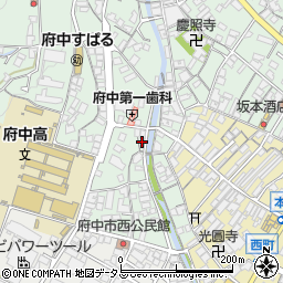 広島県府中市出口町889周辺の地図