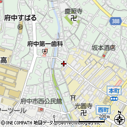 広島県府中市出口町1100周辺の地図