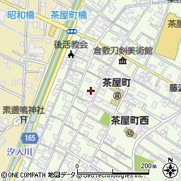 岡山県倉敷市茶屋町167-15周辺の地図