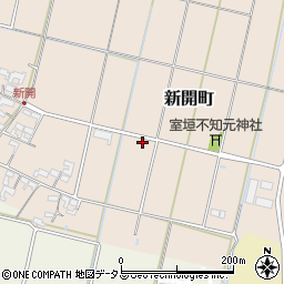 三重県松阪市新開町周辺の地図