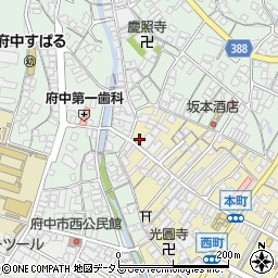 広島県府中市府中町636周辺の地図