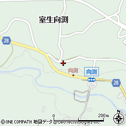 奈良県宇陀市室生向渕3523周辺の地図