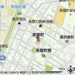 岡山県倉敷市茶屋町165周辺の地図