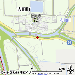 吉田周辺の地図