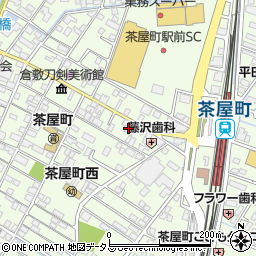 岡山県倉敷市茶屋町274周辺の地図