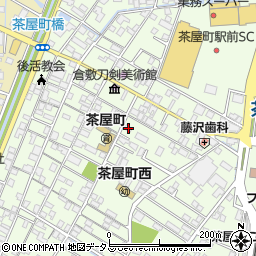 岡山県倉敷市茶屋町284周辺の地図
