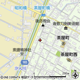 岡山県倉敷市茶屋町109周辺の地図