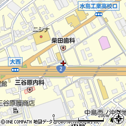 岡山県倉敷市中島1459周辺の地図