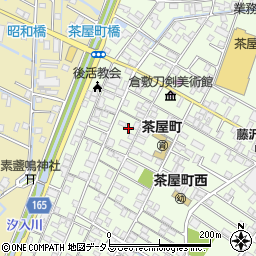 岡山県倉敷市茶屋町167-13周辺の地図