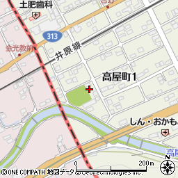 岡山県井原市高屋町1丁目17-3周辺の地図