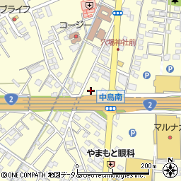 岡山県倉敷市中島2699周辺の地図