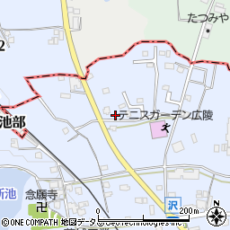 奈良県北葛城郡広陵町沢385-5周辺の地図