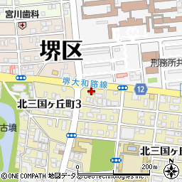 堺消防署三国ヶ丘出張所周辺の地図