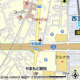 岡山県倉敷市中島2218周辺の地図