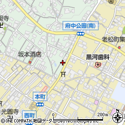 広島県府中市出口町4周辺の地図