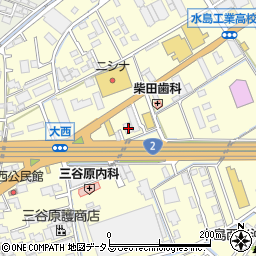 岡山県倉敷市中島1368周辺の地図