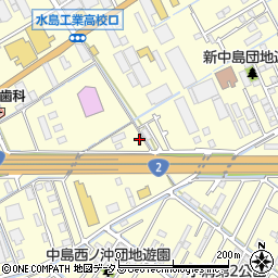 岡山県倉敷市中島1536周辺の地図