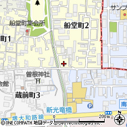大阪府堺市北区船堂町2丁1-2周辺の地図