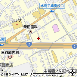 岡山県倉敷市中島1453周辺の地図
