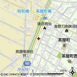 岡山県倉敷市茶屋町12周辺の地図