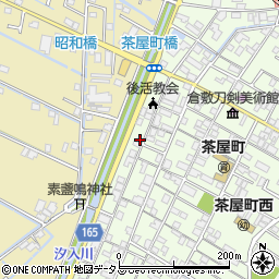 岡山県倉敷市茶屋町49周辺の地図
