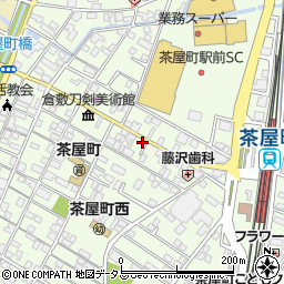 岡山県倉敷市茶屋町275-1周辺の地図