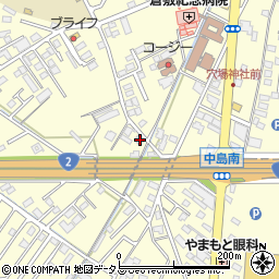 岡山県倉敷市中島873周辺の地図