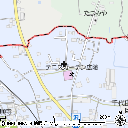 奈良県北葛城郡広陵町沢379-1周辺の地図