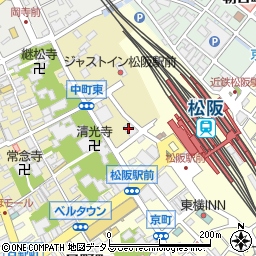 岡三証券株式会社　松阪支店周辺の地図