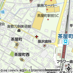 岡山県倉敷市茶屋町268-8周辺の地図