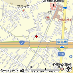 岡山県倉敷市中島871周辺の地図