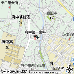 広島県府中市出口町887周辺の地図