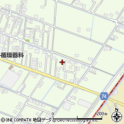 岡山県倉敷市茶屋町1430-25周辺の地図